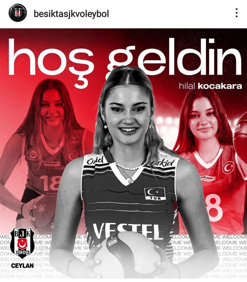 Beşiktaş Ceylan Hilal Kocakarayı renklerine kattı VoleybolunAdresi