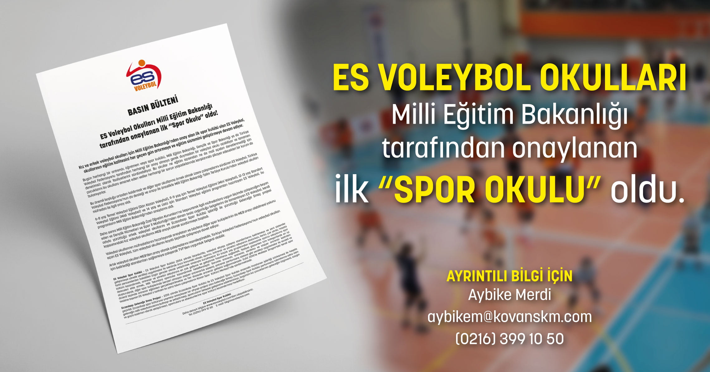 Es Voleybol bir ilke imza attı