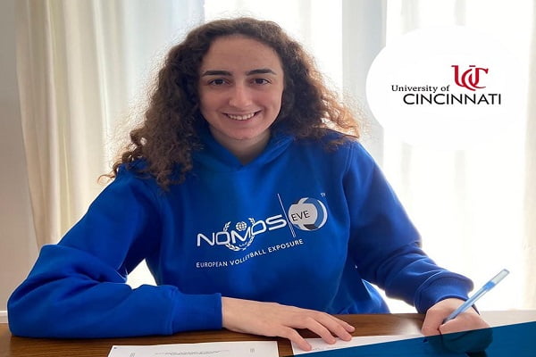Bahar Kurtuluş, voleybol bursu ile Cincinnati Üniversitesi’nde