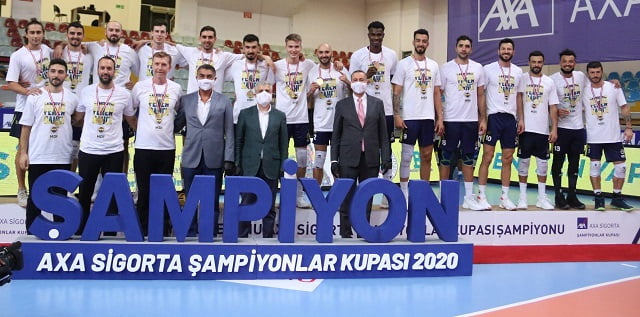 2020 AXA Sigorta Erkekler Şampiyonlar Kupası’nda Kupa ve Madalyalar Sahiplerini Buldu