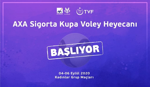 Kadınlar AXA Sigorta Kupa Voley Grup Etabı Karşılaşmaları Başlıyor