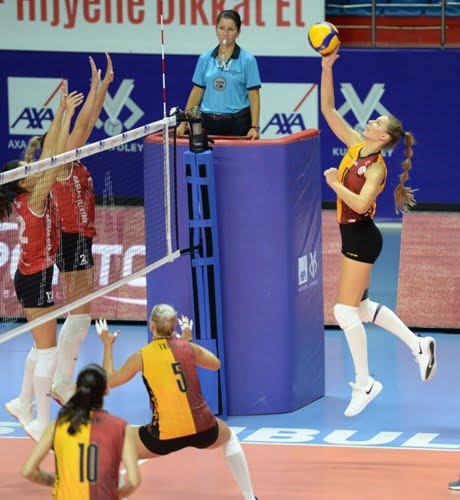 Galatasaray HDI Sigorta, Çan Gençlik Kale'ye set vermedi 3-0