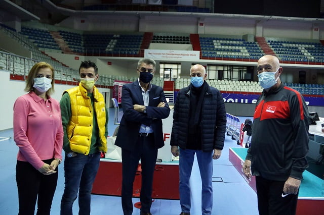 Giovanni Guidetti, A Milli Erkek Voleybol Takımı’nı Ziyaret Etti