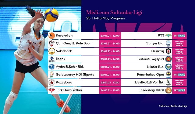 Misli.com Sultanlar Ligi’nde 25. Hafta Başlıyor