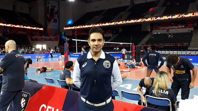 Uluslararası Voleybol Hakemimiz Ozan Çağı Sarıkaya'ya EuroVolley maçlarında görev