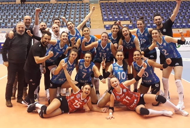 Nilüfer Belediyespor, Playoff 'da 1-0 öne geçti