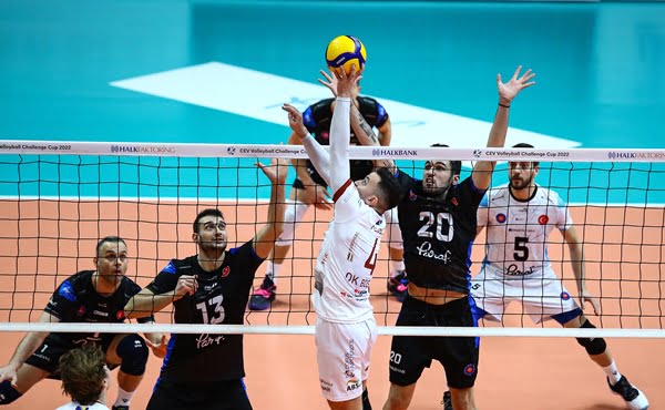 CEV Challenge Cup'ta Avantaj Halkbank'ta