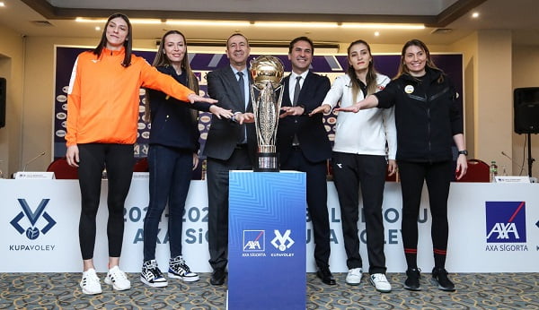 Kadınlar AXA Sigorta Kupa Voley Final Etabı’nın Basın Toplantısı Gerçekleşti