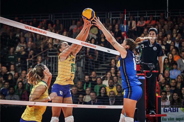 Nurper Özbar’ın yönettiği maçta finalist Brezilya oldu