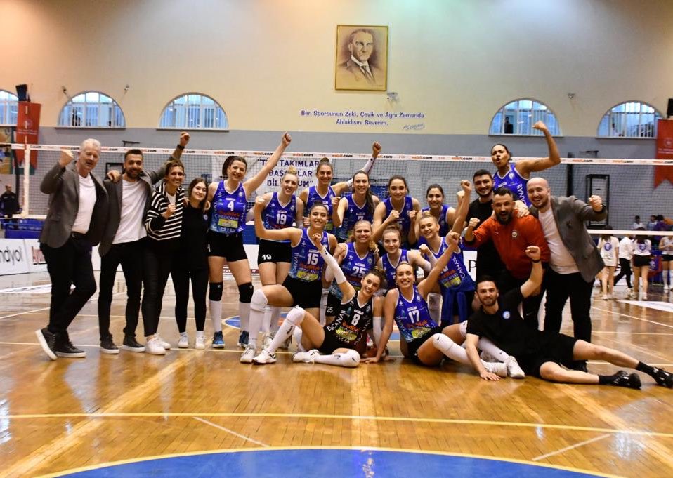 Aydın'da, Nilüfer Belediyespor 2-0 geriden gelip maçı aldı 3-2