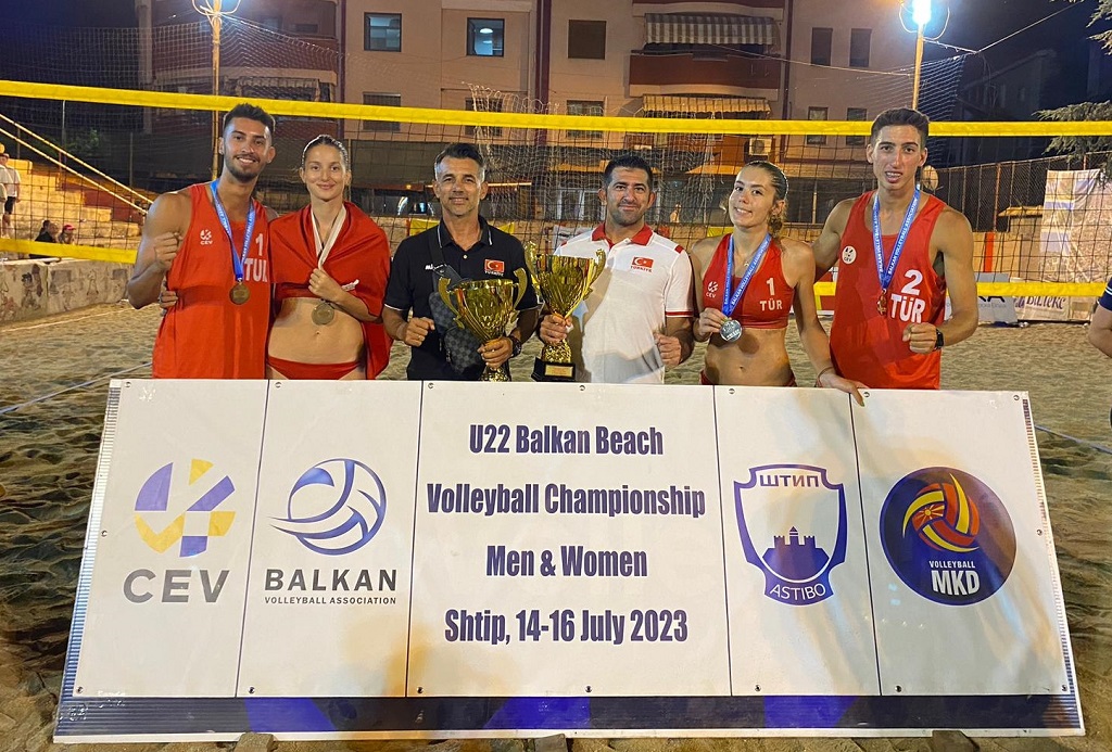U22 Balkan Plaj Voleybolu Şampiyonası’na Türkiye Damgası