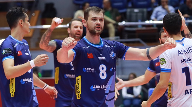 Arkas Spor, CEV Volleyball Cup 8’li finallede adını bir üst tura yazdırdı