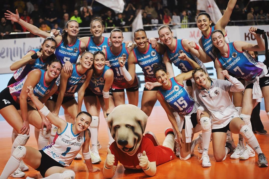 Kuzeyboru sahasında Nilüfer Belediyespor'a set vermedi