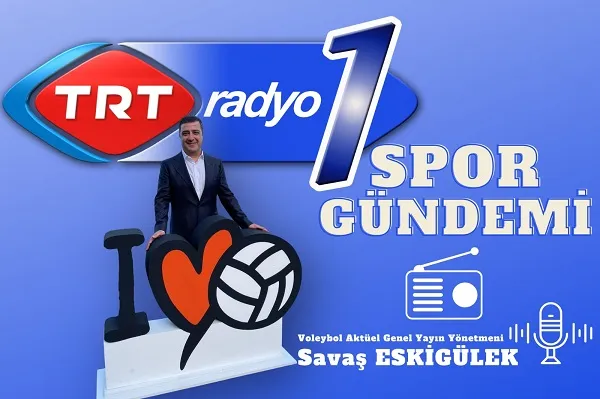 Savaş Eskigülek, "2023’ün Son Gününde TRT Radyo1’de Voleybol Konuşuyoruz."