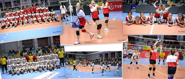 Cengiz Göllü Voleybol Salonu hafta sonu şenlendi