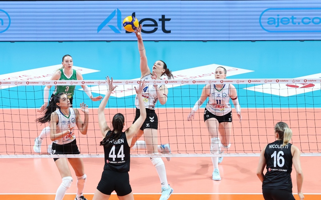 Nilüfer Belediyespor Eker,  İlk maçta THY 3-2 mağlup etti
