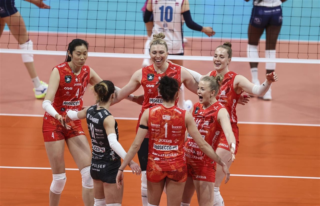 Scandicci'yi 3-0 yenen Coneegliano şampiyonlar Ligi'ni üçüncü sırada tamamladı!