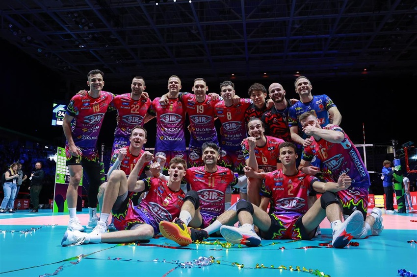 Dörtlü Finalde ilk finalist Sir Sicoma Monini Perugia oldu