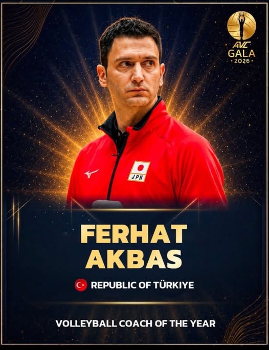 Ferhat Akbaş, Asya'da yılın voleybol başantrenörü seçildi!
