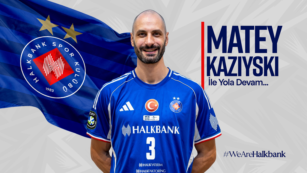 Halkbank, Matey Kaziyski ile “Yola Devam” Dedi