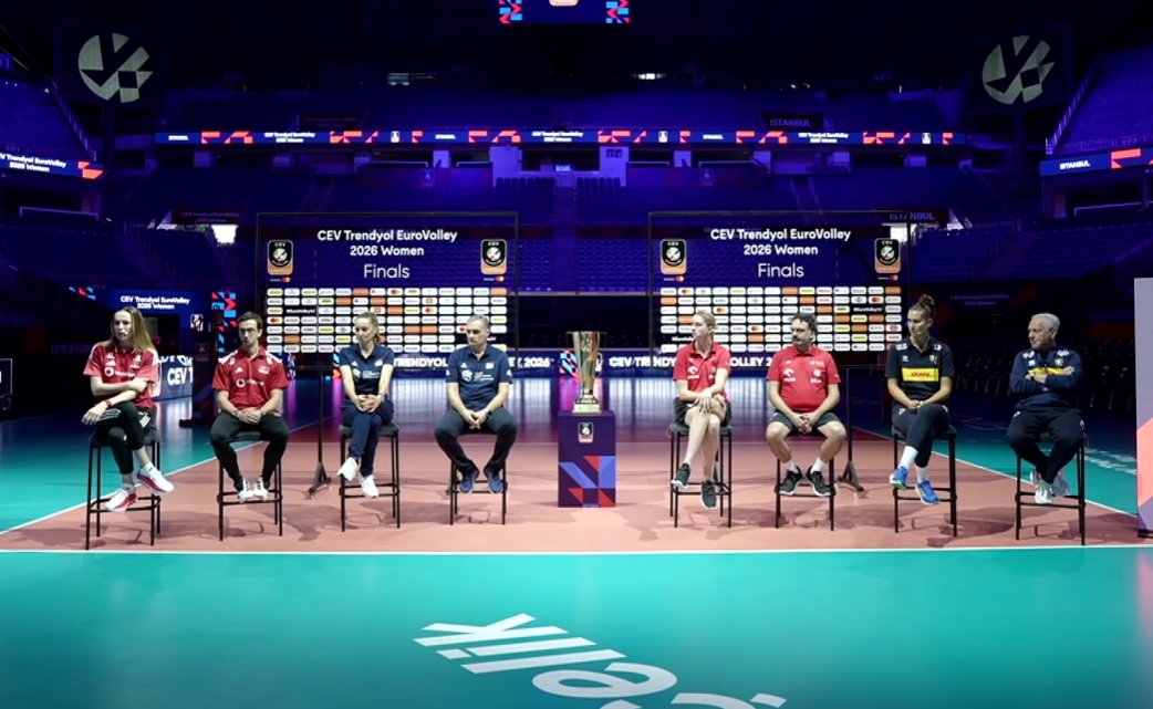 Avrupa Voleybol Şampiyonası’nda Devlerin Basın Toplantısı