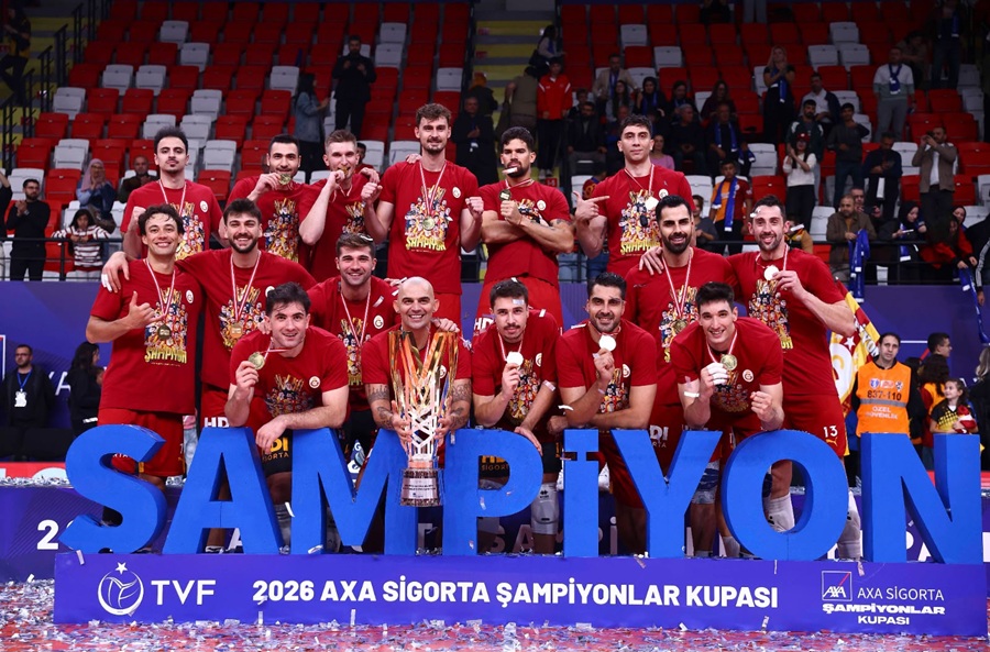 2026 Erkekler AXA Sigorta Şampiyonlar Kupası’nda Kupa ve Madalyalar Sahiplerini Buldu