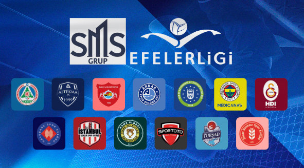 SMS Grup Efeler Ligi'nde 3.Hafta 27 Ekim Salı Günü maçlar ve görev verilen hakemler