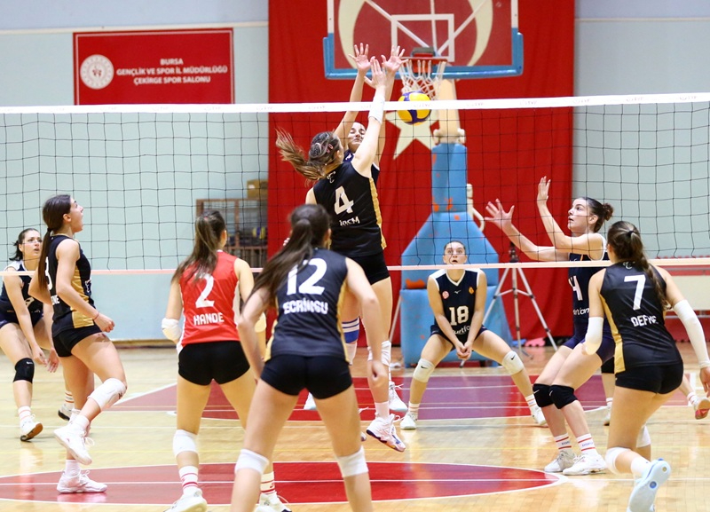 Yıldız Kızlar Süper Liginde Eker Spor, Doruk Spor'a bir set verdi 3-1