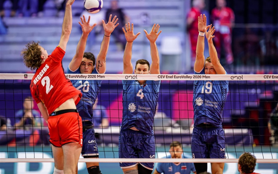CEV Enel Avrupa Voleybol Erkekler Şampiyonası'nda üçüncü yarı finalist Slovenya