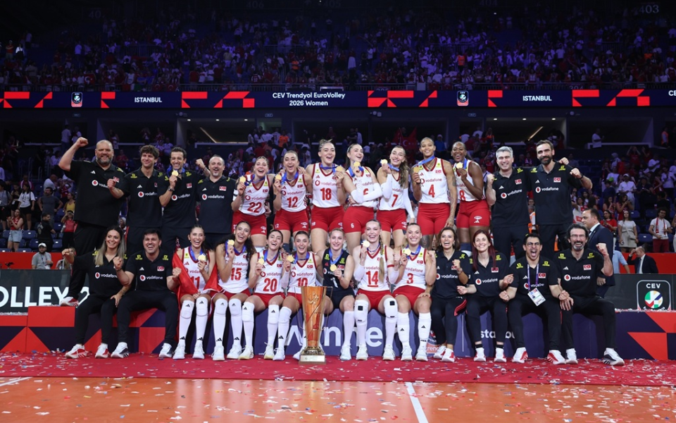 CEV Trendyol 2026 Avrupa Şampiyonası'nda Kupa ve Madalya Sahiplerini Buldu