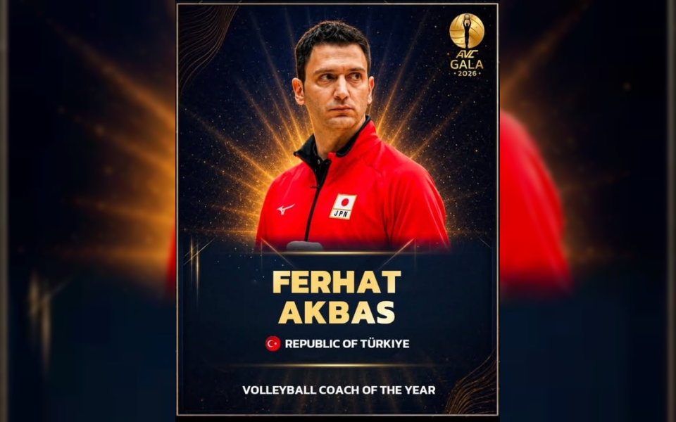 Ferhat Akbaş, Asya'da yılın voleybol başantrenörü seçildi!