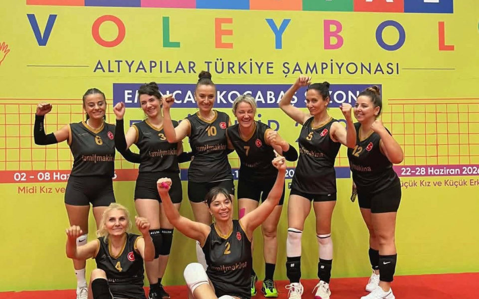 Festival Voleybolda İzmit Masters  35+ Kadınlar Türkiye 4. oldu