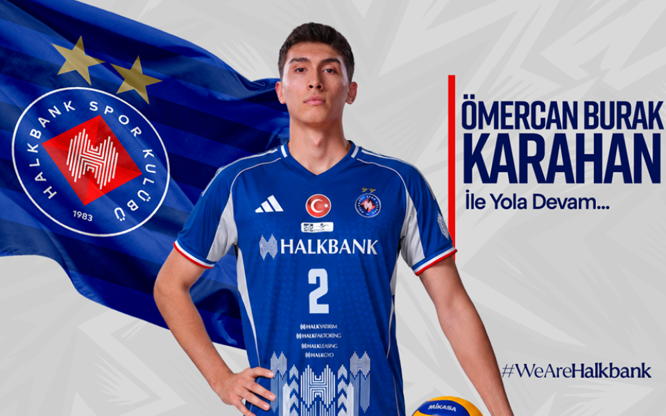 Halkbank, Altyapısından Yetişen Ömercan Burak Karahan ile Sözleşme Yeniledi
