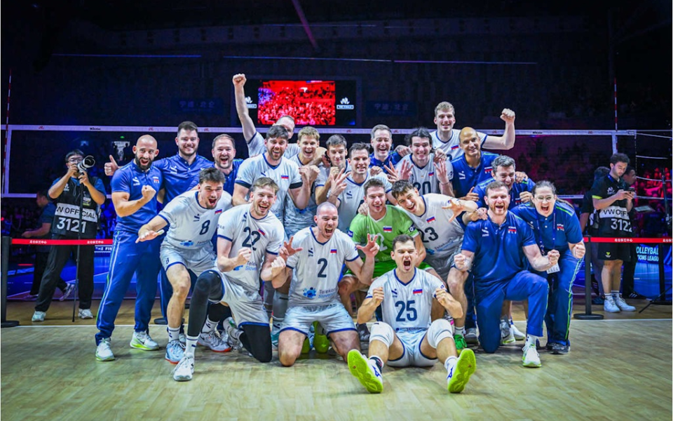 Japonya'yı 3-1 yenen Slovenya VNL' de bronz madalya kazandı