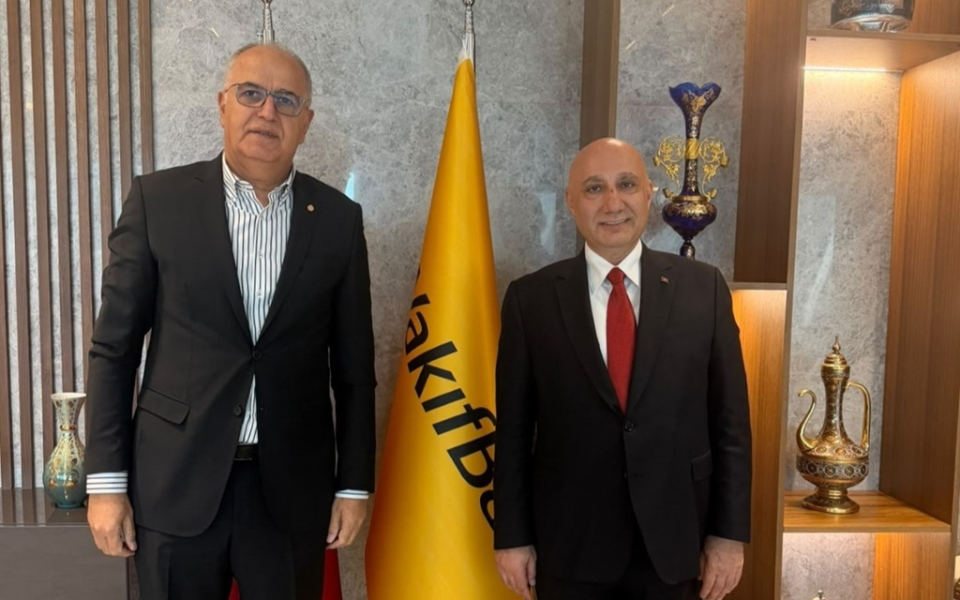 TVF Başkanı Üstündağ, VakıfBank Genel Müdürü Arslan'a Ziyarette Bulundu
